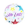 Foliowy Balony kolorowy z napis. "Sto Lat". 18" - 46 cm / 1 szt.