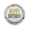 Foliowy Balony kolorowy z napis. "Happy Birthday". 18" - 46 cm / 1 szt.