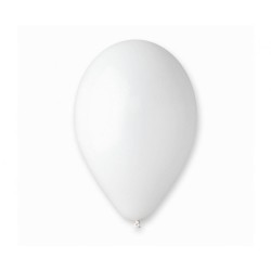 Lateksowe białe Balony G110 pastel - klasyczne, 12" - 30 cm. 100 szt.
