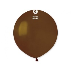 Lateksowe brązowe Balony G150 pastel - okrągłe, 19" - 48 cm. 50 szt.