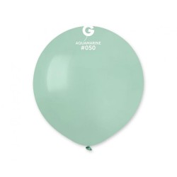 Lateksowe zielone Balony G150 pastel - okrągłe, 19" - 48 cm. 50 szt.