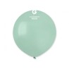 Lateksowe zielone Balony G150 pastel - okrągłe, 19" - 48 cm. 50 szt.