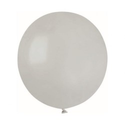 Lateksowe szare Balony G150 pastel - okrągłe, 19" - 48 cm. 50 szt.