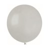Lateksowe szare Balony G150 pastel - okrągłe, 19" - 48 cm. 50 szt.