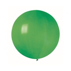 Lateksowe zielone balony kuliste, 31” - 80 cm. 1 szt.