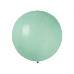 Lateksowe zielone balony kuliste, 31” - 80 cm. 1 szt.