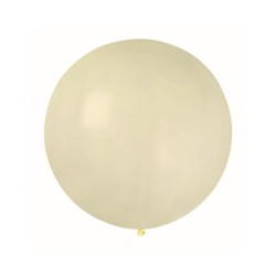Lateksowe beżowe balony kuliste, 31” - 80 cm. 1 szt.