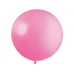 Lateksowe różowe balony kuliste, 31” - 80 cm. 1 szt.