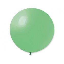 Lateksowe zielone balony kuliste, 31” - 80 cm. 1 szt.