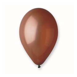 Lateksowe brązowe Balony G90 pastel - klasyczne, 10" - 25 cm. 100 szt.