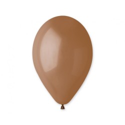 Lateksowe brązowe Balony G90 pastel - klasyczne, 10" - 25 cm. 100 szt.