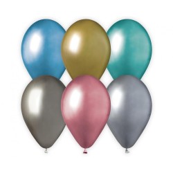 Lateksowe wielokolorowe Balony GB120 shiny - klasyczne, 13" - 33 cm. 50 szt.