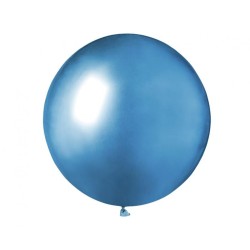 Lateksowe niebieskie Balony GB150 - okrągłe, 19" - 48 cm. 25 szt.