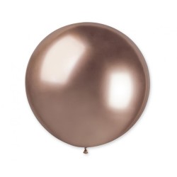 Lateksowe różo-złote balony kuliste, 31” - 80 cm. 1 szt.