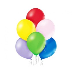 Lateksowe wielokolorowe Balony B105 - klasyczne,12" - 30 cm. 100 szt.