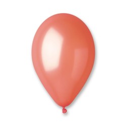 Lateksowe pomarańczowe balony metalic GM110 12" - 30 cm. 100 szt.