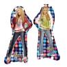 Foliowe Balony kolorowe w kształcie Hannah Montana. 24" - 61 cm / 1 szt.
