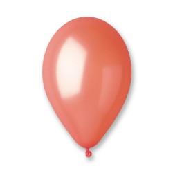Lateksowe pomarańczowe balony metalic GM90 10" - 26 cm. 100 szt.