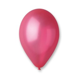 Lateksowe czerwone balony metalic GM90 10" - 26 cm. 100 szt.