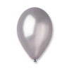 Lateksowe srebrne balony metalic GM90 10" - 26 cm. 100 szt.