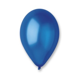 Lateksowe niebirskie balony metalic GM90 10" - 26 cm. 100 szt.