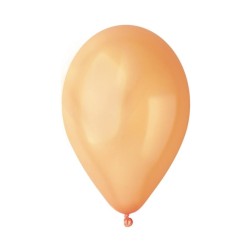 Lateksowe pomarańczowe balony metalic GM90 10" - 26 cm. 100 szt.