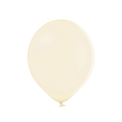 Lateksowe kremowe Balony B85 - klasyczne, 10" - 25 cm. 50 szt.
