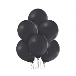 Lateksowe czarne Balony B105 - klasyczne,12" - 30 cm. 50 szt.