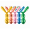 Lateksowe Balony Kolorowe w kształcie "Królika". 30"- 76 cm / 50 szt.