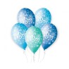 Lateksowe klasyczne niebieskie Balony Premium "Its a Boy", 12" / 5 szt.
