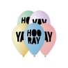 Lateksowe Balony Premium Hel Hooray, 13 cali/ 5 szt. KK