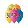 Lateksowe Balony Premium Hel Happy Birthday, 13 cali/ 5 szt.