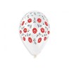 Lateksowe Balony Premium Hel Kiss Kiss, 13"/ 5 szt.