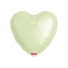 Balon foliowy beżowy w kształcie "serca" metalic, 14"- 35 cm / 5 szt.