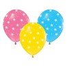 Lateksowe kolorowe Balony Gwiazdki, 12" - 30 cm./ 5 szt.