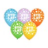 Lateksowe kolorowe Balony Sto Lat, 12" - 30 cm./ 5 szt.