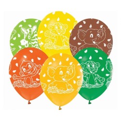 Lateksowe Balony Zwierzęta, 12" - 30 cm./ 5 szt.