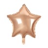 Balon foliowy różowy w kształcie gwiazdy, 19"- 48 cm /1szt