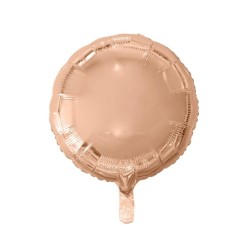 Foliowe różowe balony okrągłe, 18” - 46 cm. 1 szt.