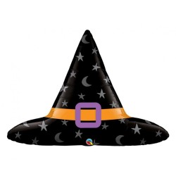 Balon foliowy 40" QL SHP "Kapelusz Czarownicy" na magiczne imprezy bądź urodziny