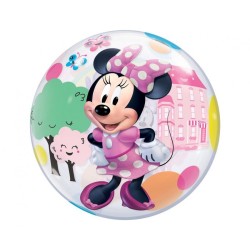 Foliowe Balony kolorowe z nadru. Minnie Mouse Fun. 22" - 56 cm / 1 szt.