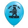Lateksowe Balony niebieskie z nadru. Star Wars 11" - 28 cm / 25 szt.