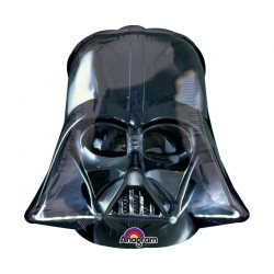 Foliowe Balony czarny w kształcie Darth Vader. 24" - 61 cm / 1 szt.