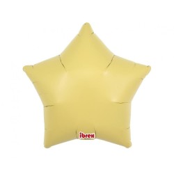 Foliowy balon w kształcie gwiazdy Balon Ibrex Hel, 15", Ice Orange, 5 szt.