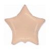 Balon foliowy pomarańczowy w kształcie gwiazdy, 18"- 47 cm /1szt