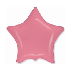 Balon foliowy czerwony w kształcie gwiazdy, 18"- 47 cm /1szt