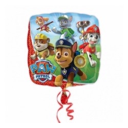 Foliowe Balony kolorowe z nadr. Paw Patrol. 18" - 46 cm / 1 szt.