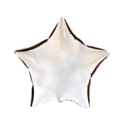 Srebrny w kształcie gwiazdy...