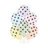 Lateksowe różnokolorowe Balony D11 Paws - ślady łapek 12" - 30 cm. 6 szt.