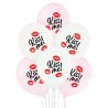 Lateksowe Balony D11 Kiss Me 12" - 30 cm., 6 szt.